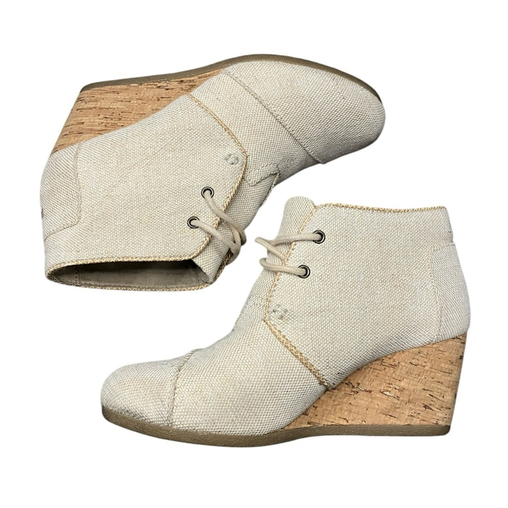 Toms Wedge Shoe Sparkle